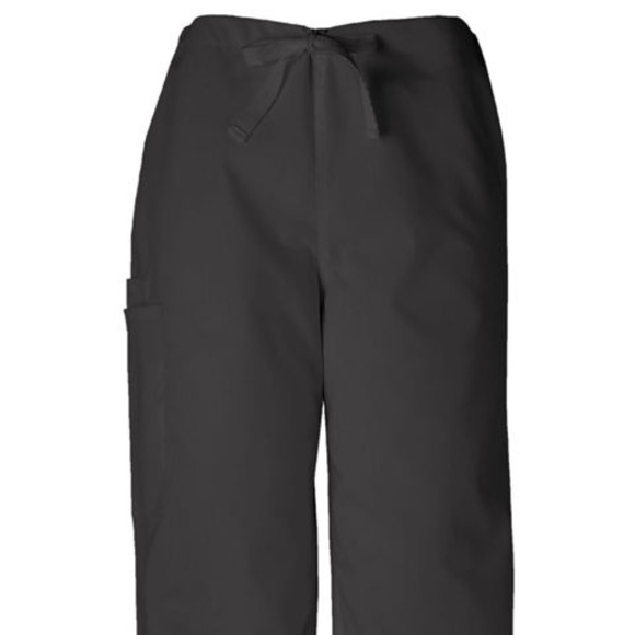 Cherokee Pants - NWT Cherokee Unisex Drawstring Scrub Pant Black
